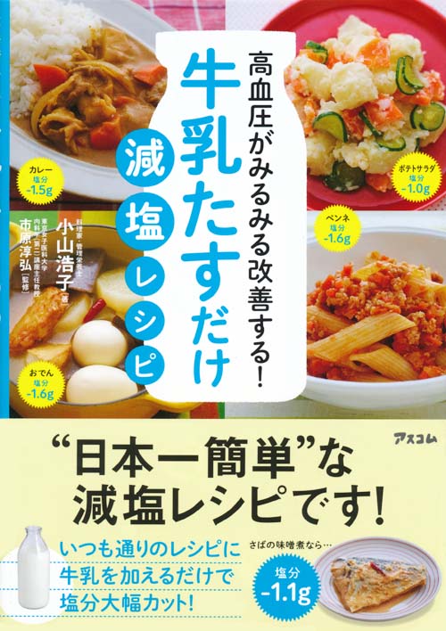 高血圧がみるみる改善する! 牛乳たすだけ減塩レシピ